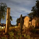 Haunted Hillside cemetery at dusk 150x150